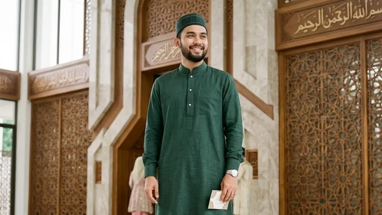 Model Baju Jubah Pria untuk Lebaran