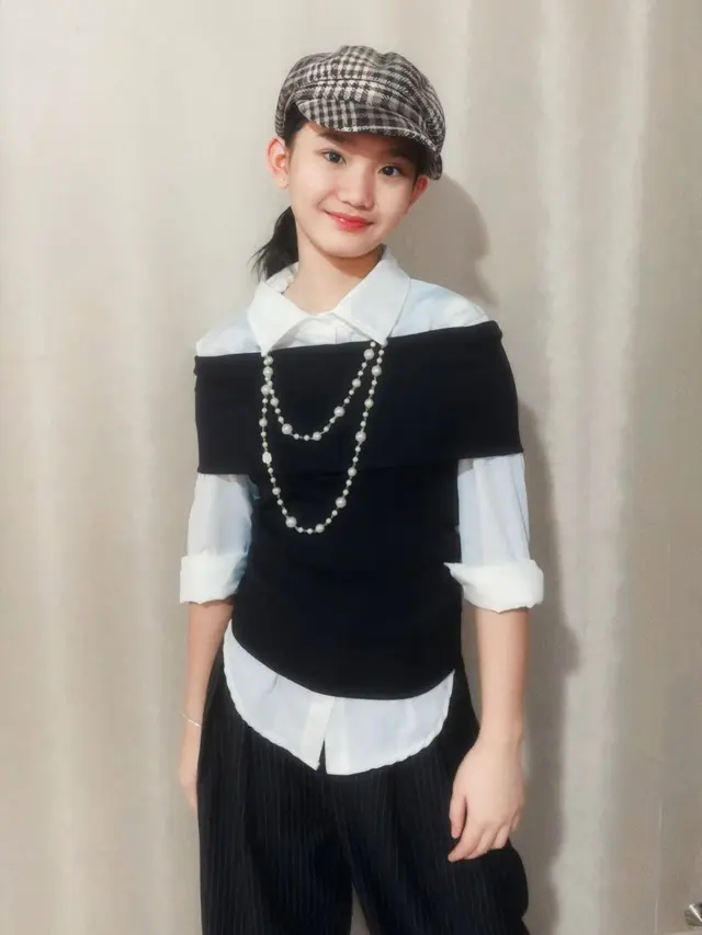 Gaya Totalita Bilqis, Anak Ayu Ting-Ting Cosplay Andrea Sachs Devil Wears Prada di Pesta Kostum