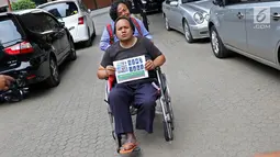 Perwakilan LBH Disabilitas dan Masyarakat Peduli Autis mendatangi Universitas Gunadarma di Depok, Kamis (20/7). Mereka pelaku bullying terhadap Muhammad Farhan diberikan pembinaan terkait kehidupan anak berkebutuhan khusus (Liputan6.com/Immanuel Antonius)