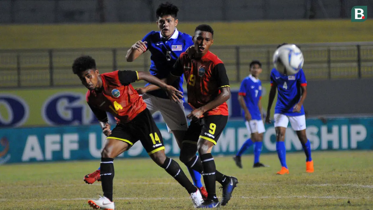 Timnas Timor Leste U-19 vs Timnas Malaysia U-19
