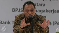 Direktur Utama PT Bank Tabungan Negara Tbk. (BTN) Maryono (Liputan6.com/Angga Yuniar)