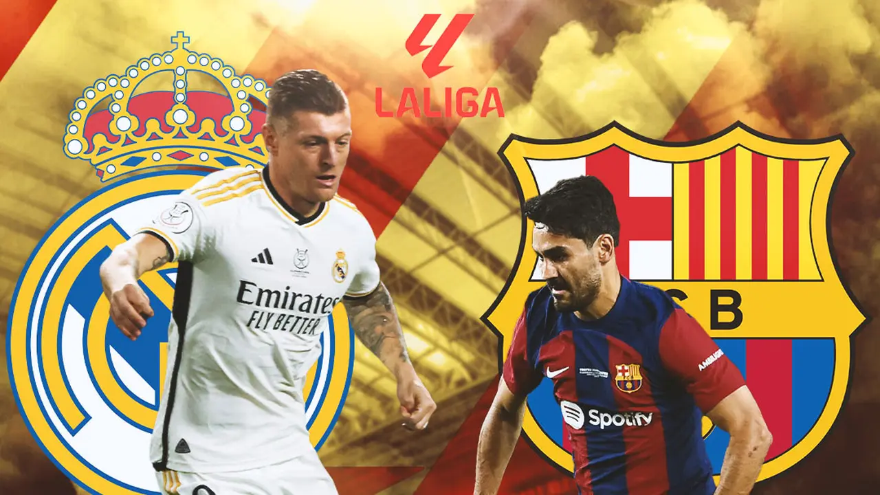 Liga Spanyol - Real Madrid Vs Barcelona - Toni Kroos Vs Ilkay Gundogan