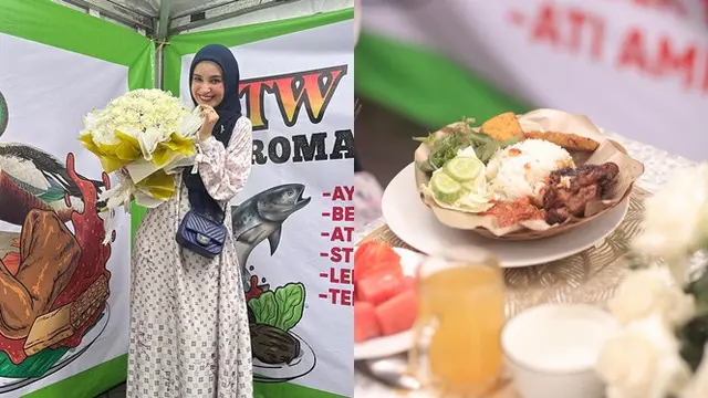Makan Malam Romantis di Warung Pecel Ayam ala Shireen Sungkar dan Teuku Wisnu Saat Rayakan Hari Jadi Pernikahan
