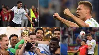 Berikut ini Julian Draxler dan lima wonderkid Jerman di Piala Konfederasi 2017. (AFP)
