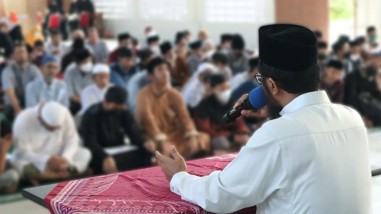 Ilustrasi khotbah salat Jumat
