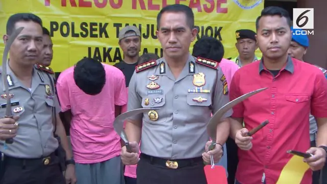 Polres Jakarta Utara menggulung komplotan pencurian dengan kekerasan yang beroperasi di Jakarta Utara