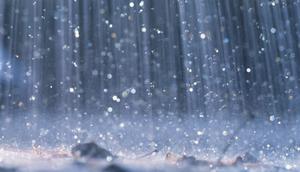 ilustrasi percikan hujan. (Pixabay)