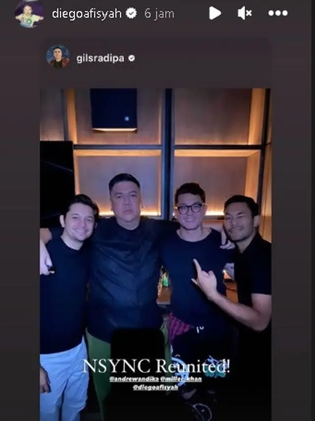 Suasana pesta ultah Jonathan Frizzy ke-41 (Foto: Instagram gilsradipa)