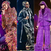 Melly Goeslaw saat Konser Prom Nite di Malaysia. [@melly_goeslow]