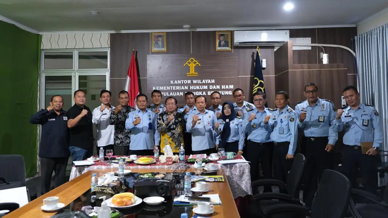 Kemenkumham Babel menerima kunjungan kerja reses anggota DPD RI. (Foto: Liputan6.com/Kemenkumham)