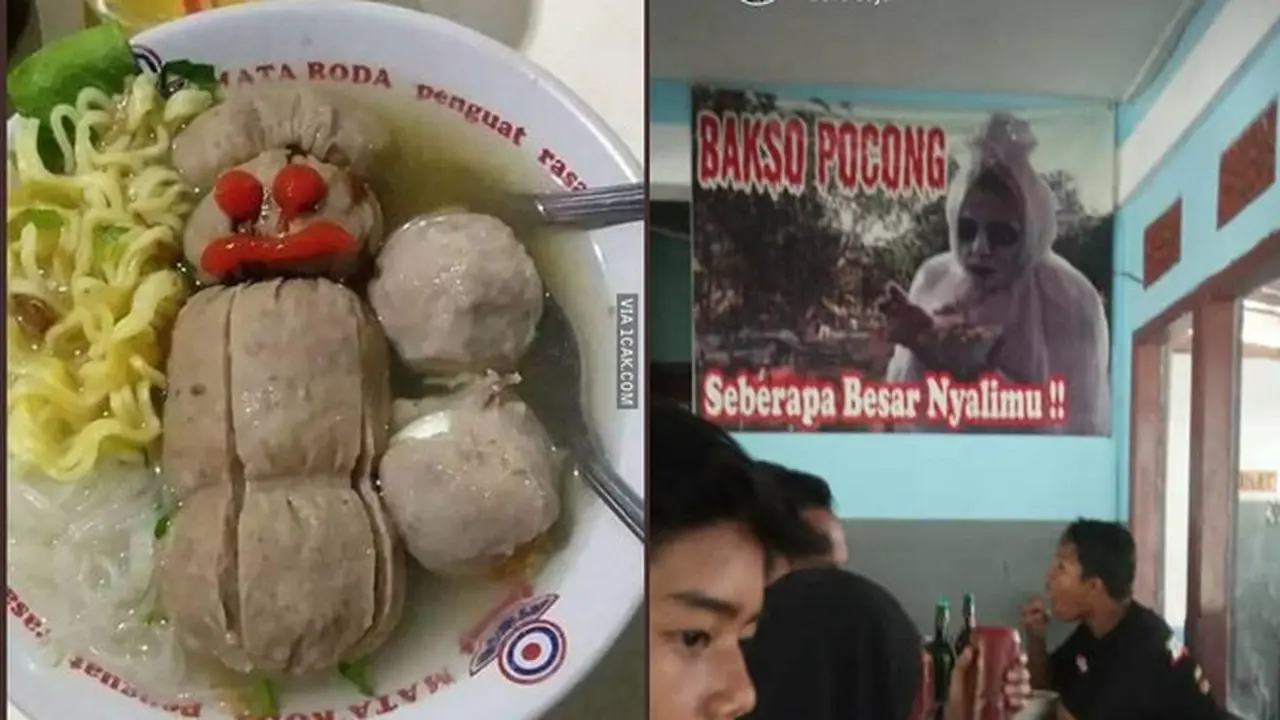 6 Cara Promosi Jualan Bakso Tema Seram Ini Bikin Pembeli Merinding, Kocak