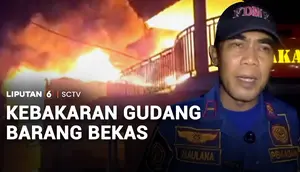 Kebakaran Melanda Gudang Rongsok di Tengah Permukiman Warga Cibinong