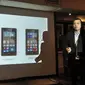 Irwan Hermawan, Marketing Manager Microsoft Devices menjelaskan tiga fitur unik edit foto yang ada di Lumia 640 dan Lumia 640 XL