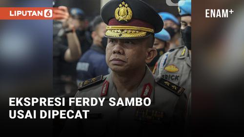 VIDEO: Ekspresi Ferdy Sambo Usai Dipecat Secara Tidak Hormat