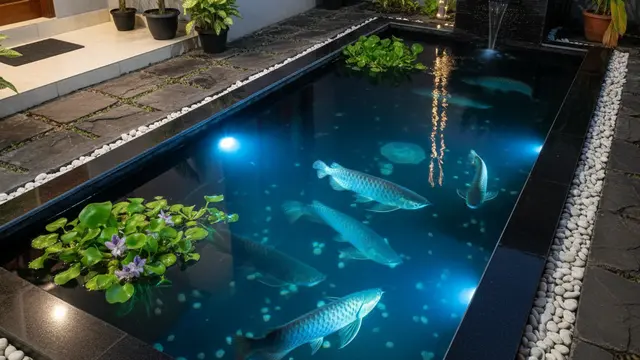 Model Kolam Ikan Minimalis Batu Alam Bikin Rumah Adem dan Estetik. AI