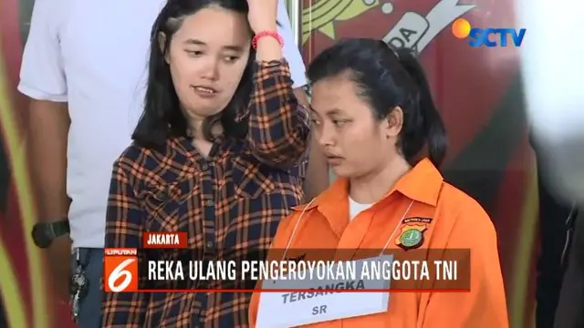 20 Adegan Dilakukan Pengeroyok TNI di Ciracas dalam Reka Ulang