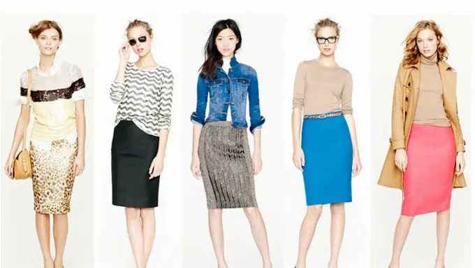 Mix and Match Baju Kesukaanmu dengan Pencil Skirt