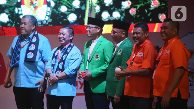 Sah, Ini Nomor Urut Partai Politik Peserta Pemilu 2024