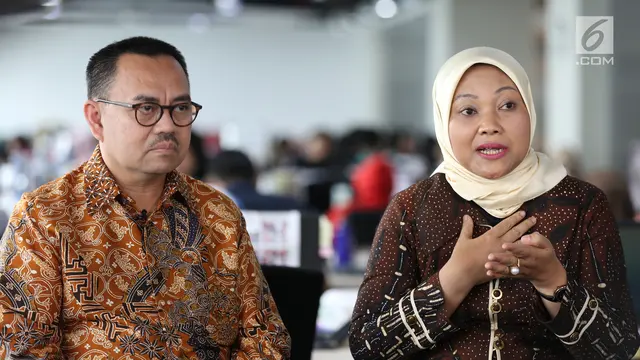 Pasangan calon Gubernur dan Wakil Gubernur Jawa Tengah Sudirman Said dan Ida Fauziah
