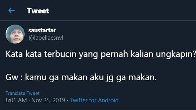 7 Ungkapan 'Kata Bucin' ala Netizen yang Bikin Ngakak