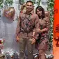 Aprilio Manganang dan Claudya saat resmi tunangan. (Tangkapan Layar Instagram/manganang92)