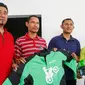 Namun Go-Jek bukan pekerjaan utama Anang. Hati pemain Timnas di era 1990-an ini masih tetap untuk Sepakbola (Liputan6.com / Ahmad Zaini)