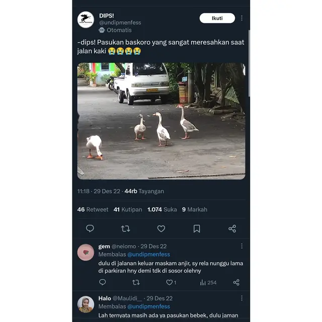 6 Cuitan Random Netizen di Menfess Kampus Undip Ini Bikin Tepuk Jidat