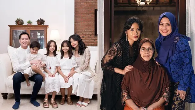 6 Potret Beda Gaya Adira Kania saat Silaturahmi dengan Ikke Nurjanah dan Aldi Bragi