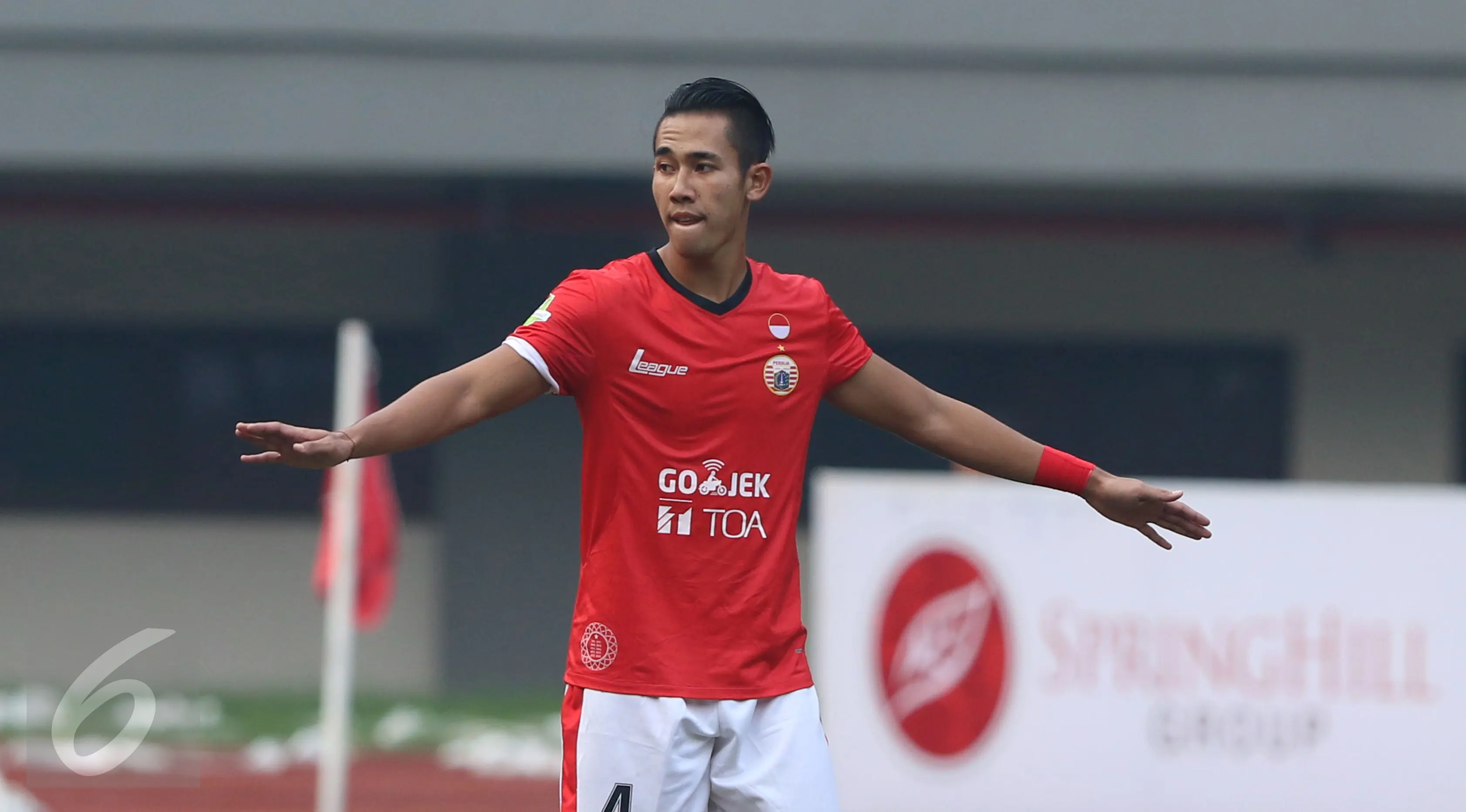 Ryuji Utomo tak akan membela Persija Jakarta di musim 2018 usai hengkang ke Liga Thailand. (Liputan6.com/Helmi Fithriansyah)