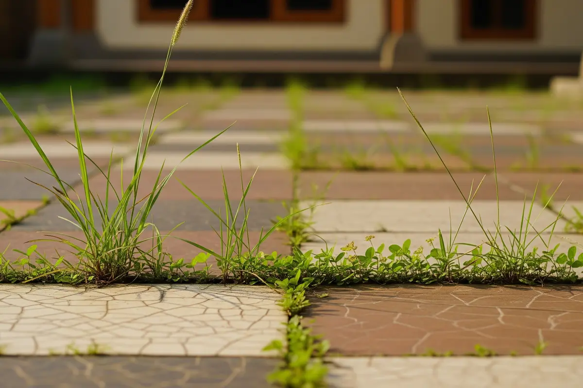 Bagaimana Cara Menghilangkan Rumput yang Tumbuh di Teras Rumah?