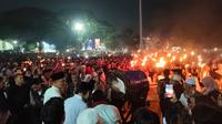 Peringatan 1 Muharram 1447 Hijriah di Lapang Merdeka Kota Sukabumi. (Liputan6.com/Fira Syahrin).