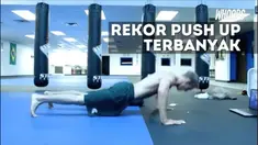 Brett sanggup lakukan 27 kali push up per menit dalam 8 jam non stop.