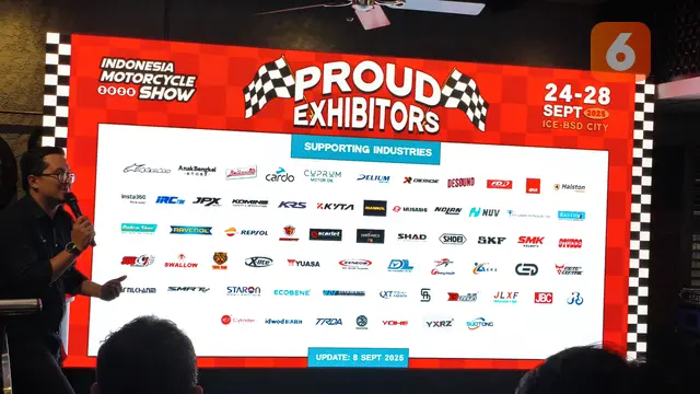 Lebih dari 60 merek sepeda motor dan industri pendukung dipastikan tampil di IMOS 2025 (Muhamad Ridwan/Liputan6.com).