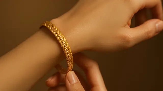 Tren Gelang Emas 24 Karat Desain Minimalis