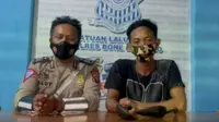 Pemuda Gorontalo yang sempat viral karena takut ditilang (Arfandi/Liputan6.com)
