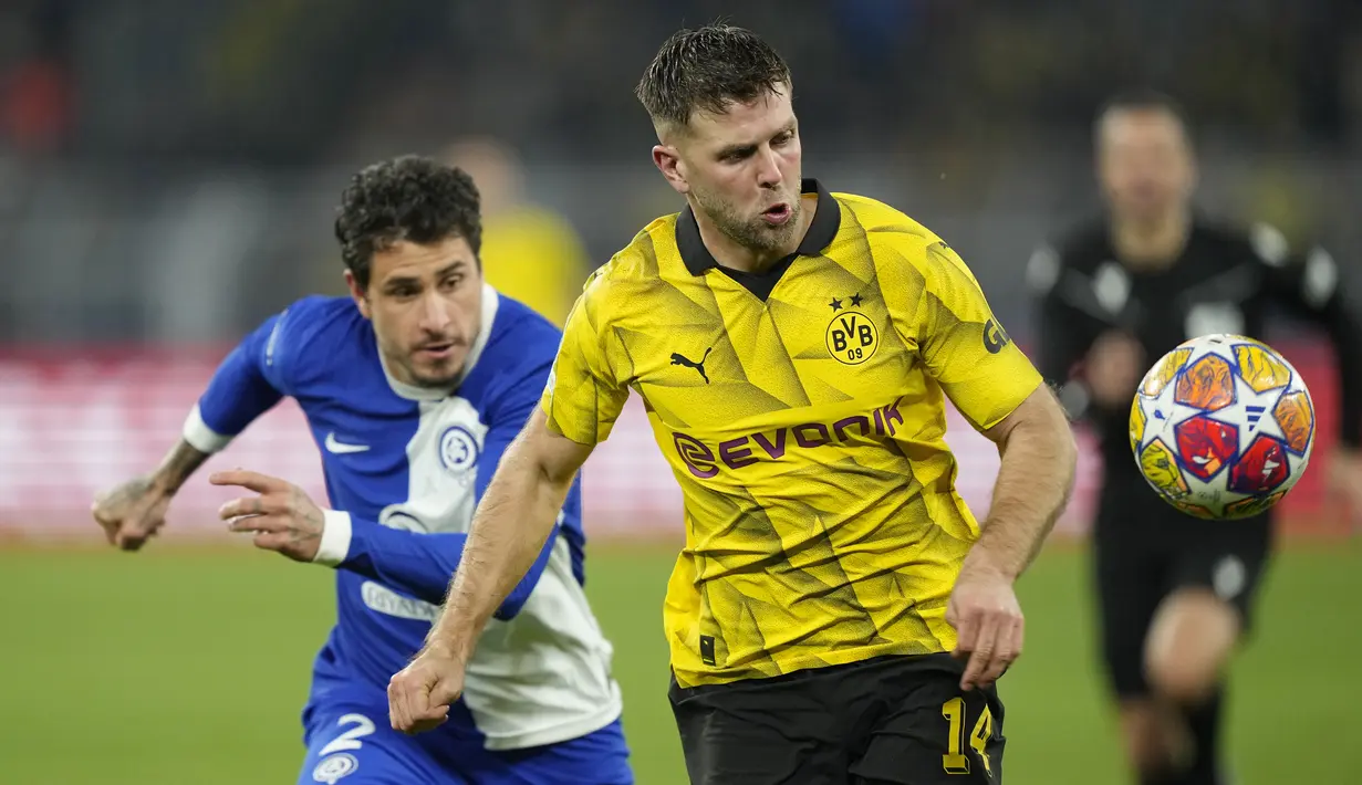 Hujan enam gol tercipta di laga ini. Atletico melawan dengan baik, tapi Dortmund lebih efisien. (AP Photo/Martin Meissner)