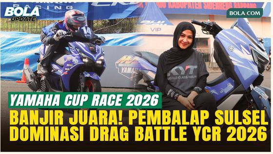 Dominasi Pembalap Sulsel Menggila di Yamalube Turbo Matic Drag Battle YCR 2026 Seri 1