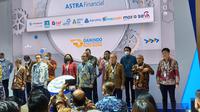 Booth Astra Financial pada GIIAS 2022 resmi dibuka. (Liputan6.com/Amal Abdurachman)