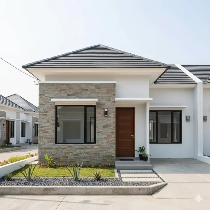 7 Gambar Rumah Sederhana 6x12 Atap Limas Desain Modern, Inspirasi Hunian Nyaman dan Elegan