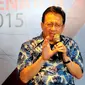 Ketua DPD RI Irman Gusman dalam acara diskusi Bincang Senator 2015 bersama Liputan6.com di Senayan City, Jakarta Pusat, Minggu (8/3/2015). (Liputan6.com/Yoppy Renato)