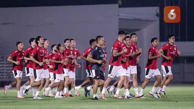 Foto: Timnas Indonesia Gelar Latihan Perdana di Jakarta Jelang Kualifikasi Piala Dunia 2026 Melawan China