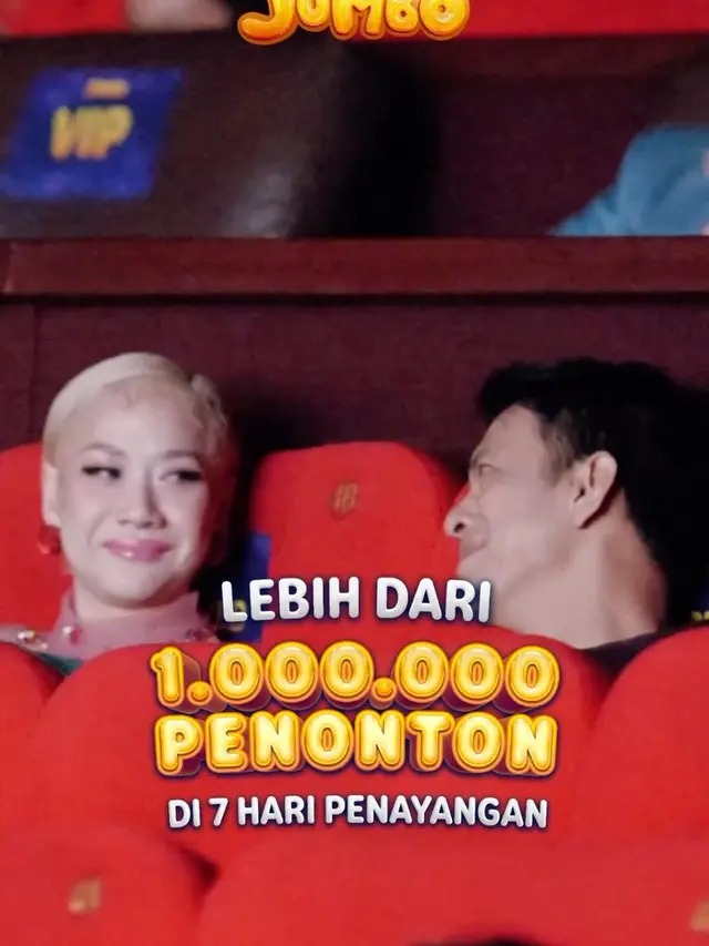 Film Jumbo tembus 1 juta penonton setelah 7 hari tayang di bioskop. (Foto: Dok. Instagram @visinemaid)