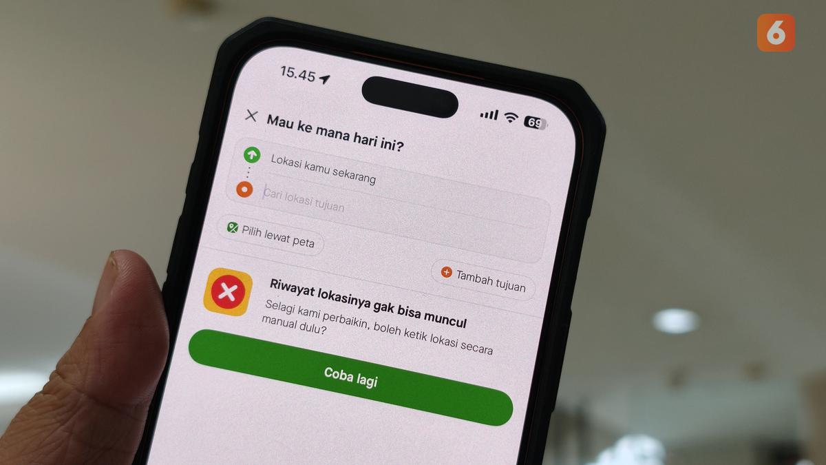 Aplikasi Gojek Error Hari Ini, Pengguna Mengeluh Tak Bisa Tentukan Lokasi Tujuan