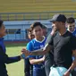 Wander Luiz dan Joel Vinicius mengikuti sesi latihan di Persib Bandung. (Liputan6.com/Huyogo Simbolon)