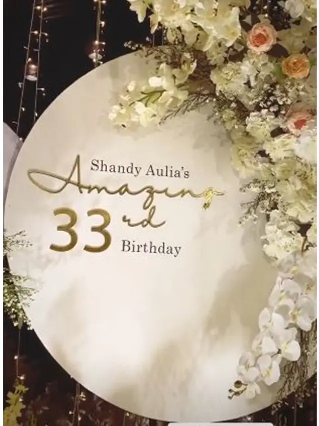 6 Momen Ulang Tahun Shandy Aulia, Dapat Kejutan Mewah dari Suami
