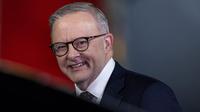 Diketahui, Anthony Albanese kembali dilantik sebagai Perdana Menteri Australia, pada Selasa (13/5/2025) waktu setempat. Dan Indonesia menjadi negara pertama yang dikunjungi pada kepemimpinannya di periode kedua ini. (YASUYOSHI CHIBA/AFP)