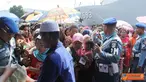 Citizen6, Tanjung Priok: Usai Shalat Idul Adha, dilanjutkan dengan penyembelihan hewan kurban yang terdiri dari sembilan sapi dan 16 kambing di dermaga Kolinlamil. Tercatat sebanyak 2250 kantong daging telah dibagikan kepada masyarakat. (Pengirim: Dispenk