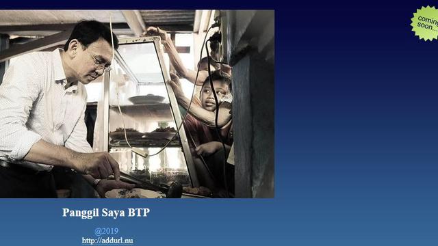 Website Ahok www.panggilsayabtp.com