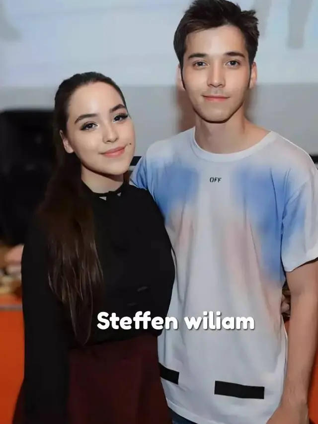 Potret Stefan William dengan adiknya (Sumber: TikTok/@niff2005)