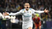 Gareth Bale - Mantan pemain Tottenham Hotspur ini merupakan pemain Real Madrid dengan gaji tertinggi. Bale mampu mengantongi uang sebesar 540 ribu euro atau sekitar Rp8,7 miliar per pekan. (AFP/Franck Fife)